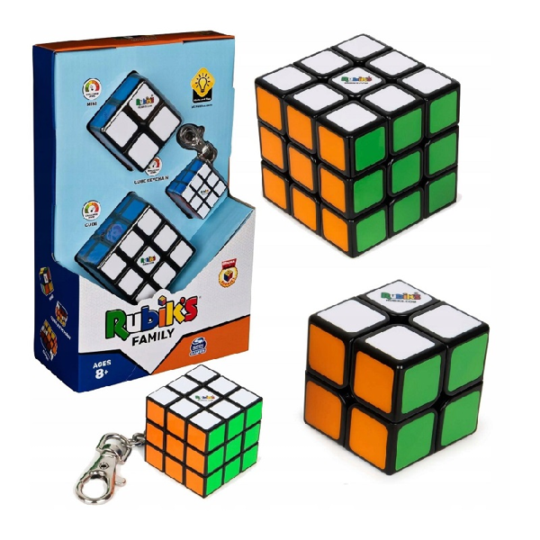 Rubiks Cube Family Pack 2x2 3x3 & Μπρελόκ (6064015)