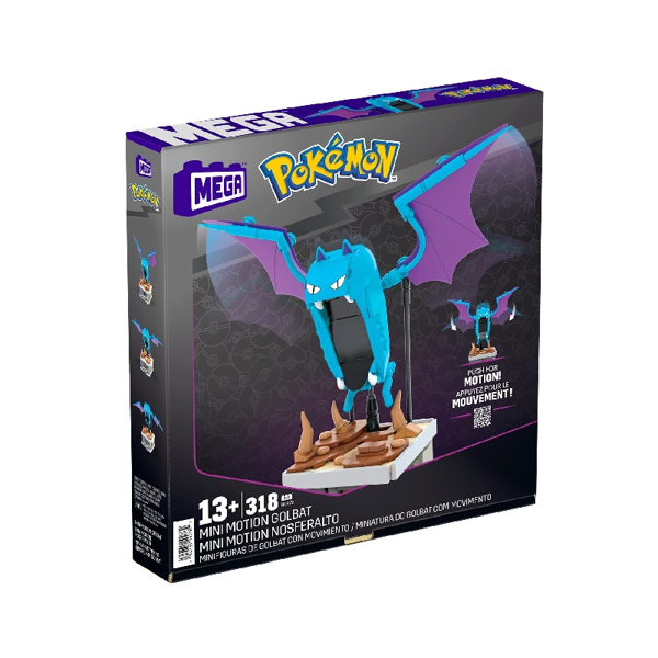 Pokemon Mega Construx Builder Golbat Με Κίνηση (HTH72)