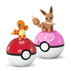 Pokemon Mega Construx Builder Pokeball Με Φιγούρα 2τεμ. 3 Σχέδια (HXP11)