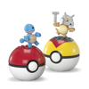 Pokemon Mega Construx Builder Pokeball Με Φιγούρα 2τεμ. 3 Σχέδια (HXP11)