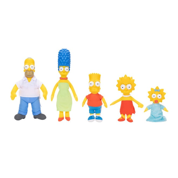The Simpsons Family Λούτρινο 20 εκ. 5 Σχέδια (17545)