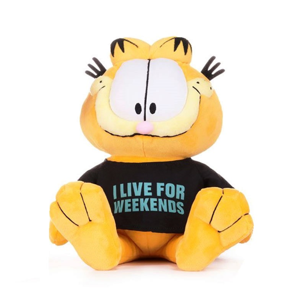The Garfield I Live For Weekends Λούτρινο 25εκ. (760024336)