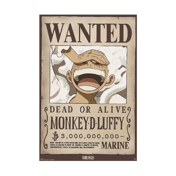 One Piece Poster Maxi Wanted Luffy Wano (GBYDCO617)