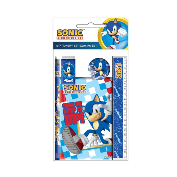 Sonic The Hedgehog Σχολικό Σετ (334-81755)