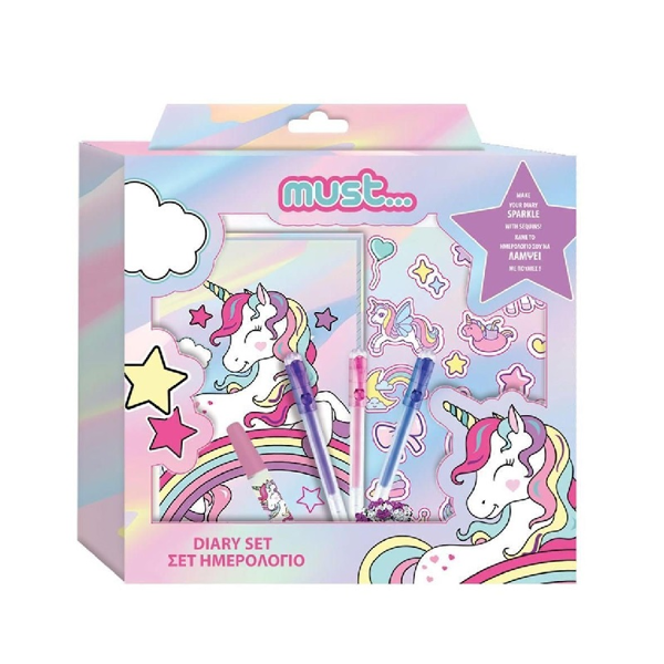 MUST Unicorn Σετ Ημερολόγιο (000585619)
