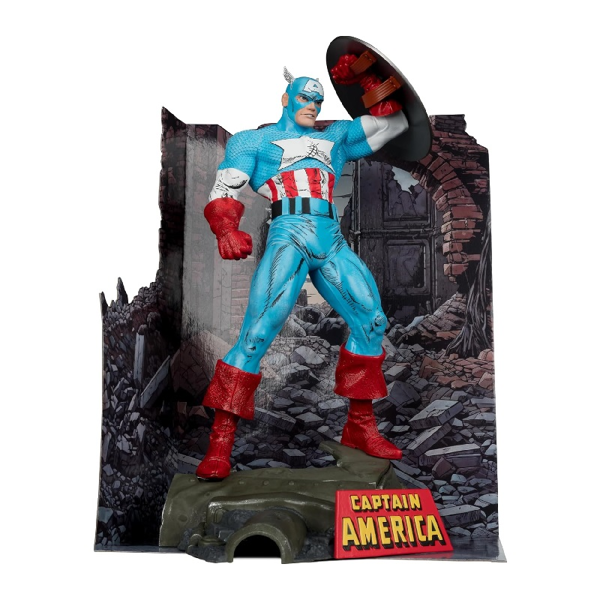 Marvel Captain America Figure & Comic Book #323 (JAN245743)