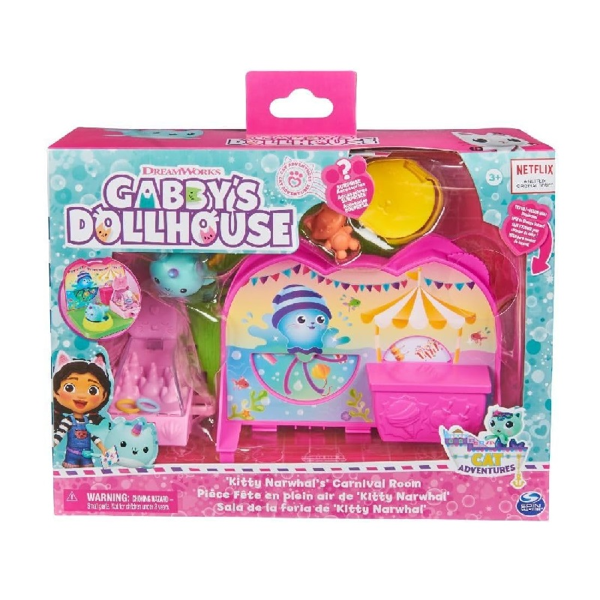 Gabbys Dollhouse Kitty Narwhals Carnival Room (6068287)