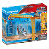 Playmobil City Action Ανυψωτικός Γερανός Με Τηλεχειριστήριο & Σκαλωσιές (70441)