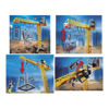 Playmobil City Action Ανυψωτικός Γερανός Με Τηλεχειριστήριο & Σκαλωσιές (70441)