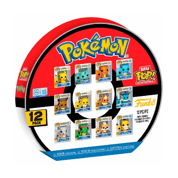 Funko Bitty Pop! Vinyl Collector Pack! Pokemon 12-Pack (Special Edition)