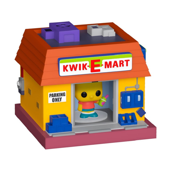 Funko Bitty Pop! Vinyl Towns- The Simpsons: Bart Simpson and Kwik-E-Mart