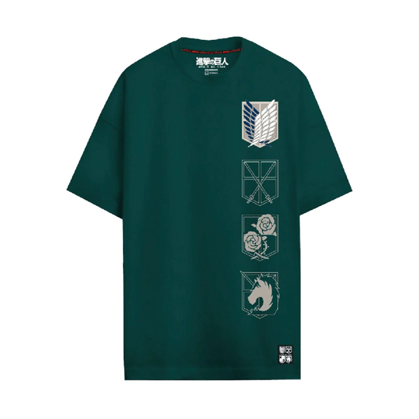 T-Shirt Oversized Attack on Titan L
