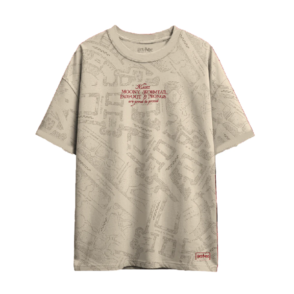 T-Shirt Harry Potter XL (Marauders Map)
