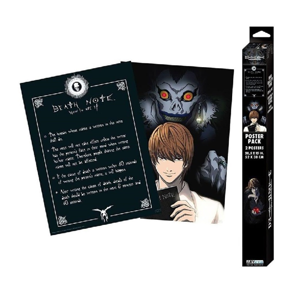 Death Note Poster 2-Pack (52x38cm)