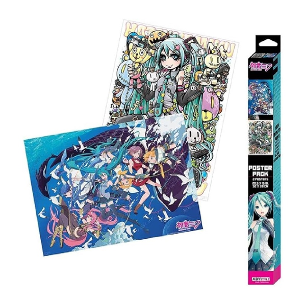 Hatsune Miku Poster 2-Pack (52x38cm)