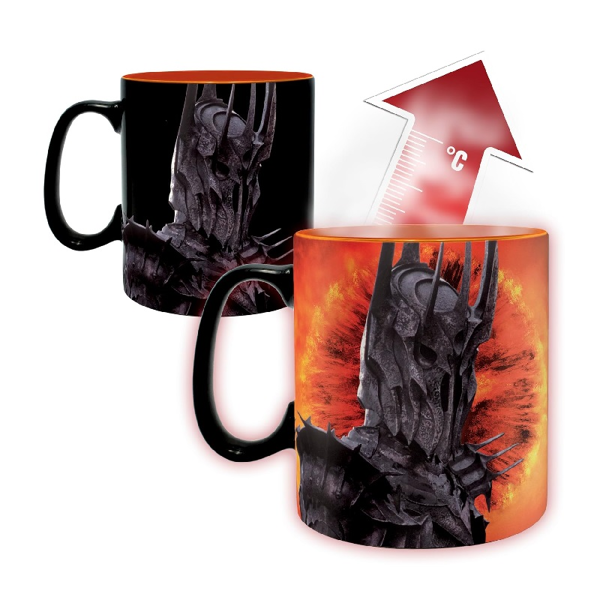 Lord Of The Rings Heat Change Mug 460ml (Sauron) (ABYMUGA508)