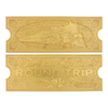 The Polar Express Gold Plated Train Ticket Replica (Z-TPE01)
