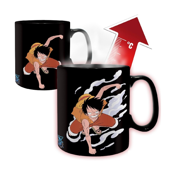 One Piece Luffy & Ace Heat Change Mug (ABYMUG404)