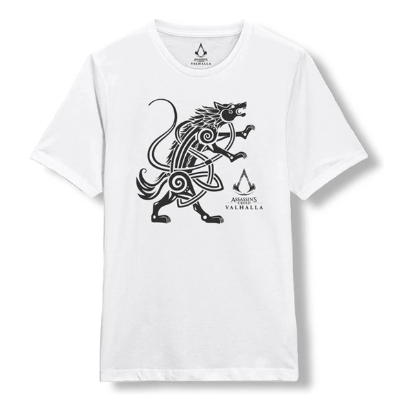 T-Shirt Assasins Creed Valhalla M (Vert Wolf)