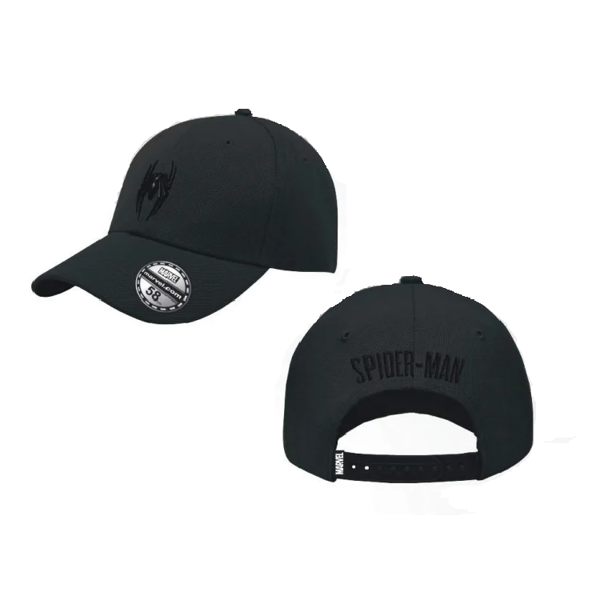 Spiderman Black Logo Jockey Cap (ACMAGABC002)