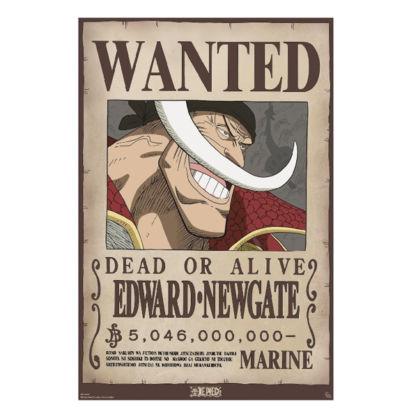 One Piece Whitebeard Wanted Poster (91x61cm) (GBYDCO596)