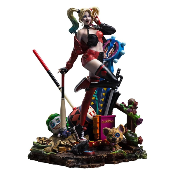Harley Quinn Deluxe Art Scale Statue 1/10 (DC Comics: Gotham City Sirens) (DCCDCG105924-10)