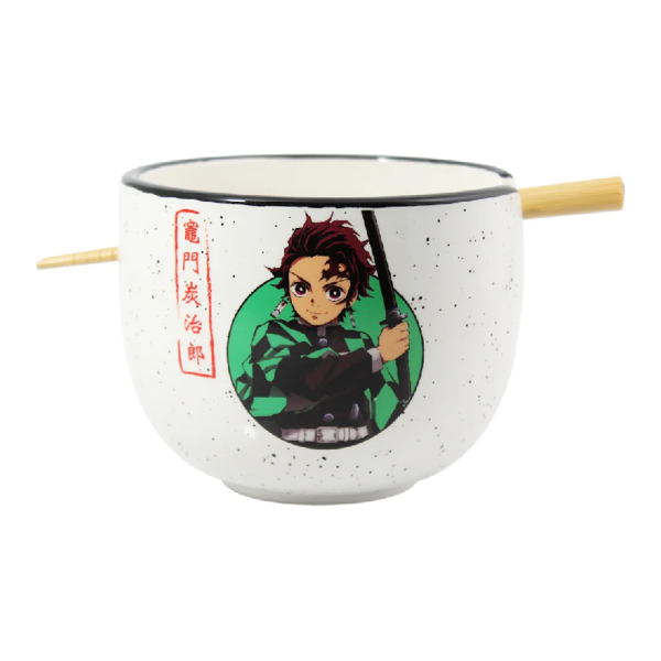 Demon Slayer Ramen Bowl 470ml & Chopsticks (DEMON-BWL-30219)