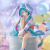 Hatsune Miku Blue Rabbit Ear Hood Pajama Noodle Stopper Statue 14cm (FRYU50162)