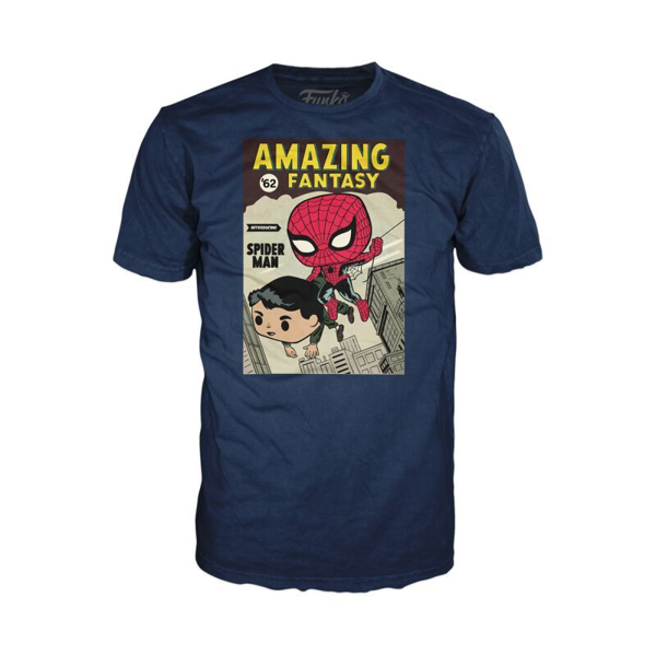 Funko Pop! & Tee Box S-Spiderman Comic Cover (Tees)