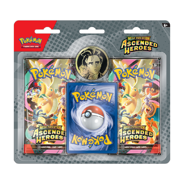 The Pokemon TCG - Mega Evolution Ascended Heroes 2-Pack Collection (10-10312-101)