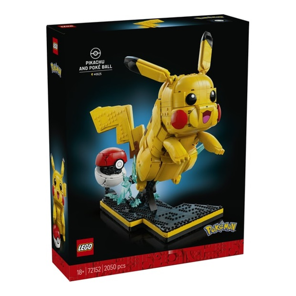 Lego Pokemon Pikachu & Poke Ball (72152)