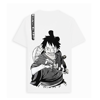 T-Shirt One Piece Luffy Straw Hat Oversize M
